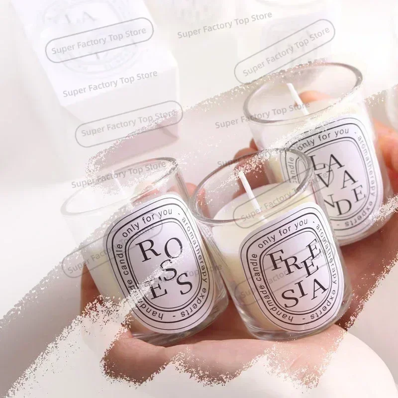 Romantische Transparente Duftkerze Geschenkset Aromatische Kerzen – Bild 4