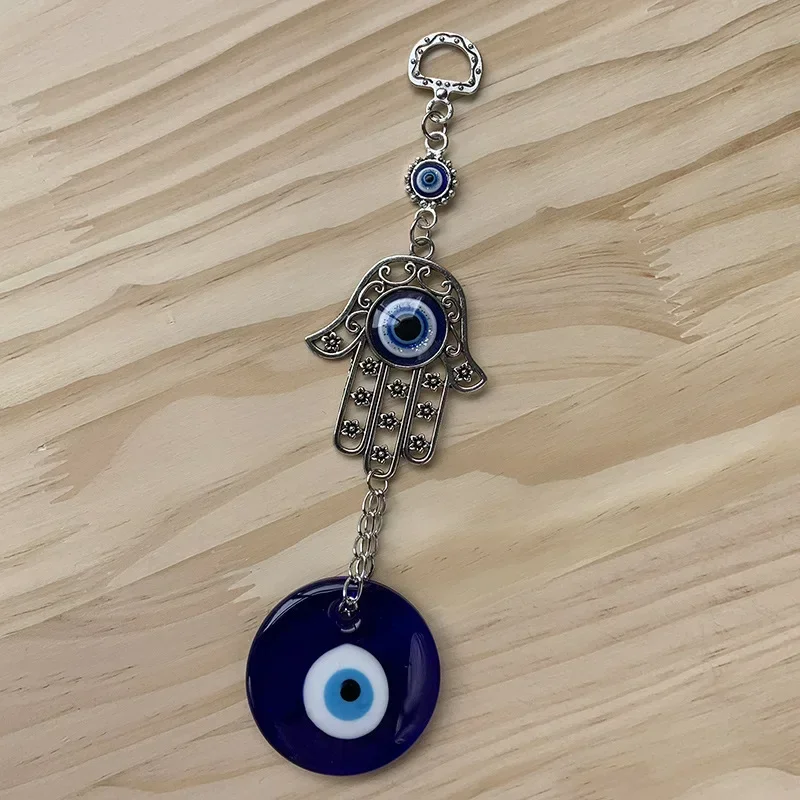Türkisches Blaues Böses Auge Wandbehang Anhänger Amulett Glücksbringer – Bild 5