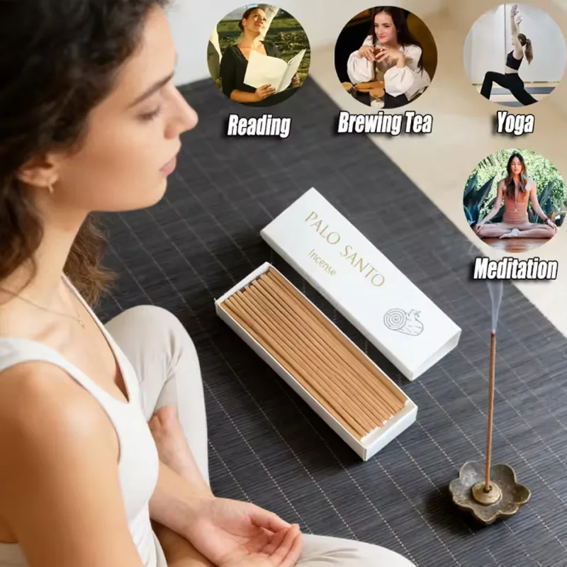 Handgefertigter Palo Santo Räucherstab - 12 cm / 4,72 Zoll Natürliches – Bild 4