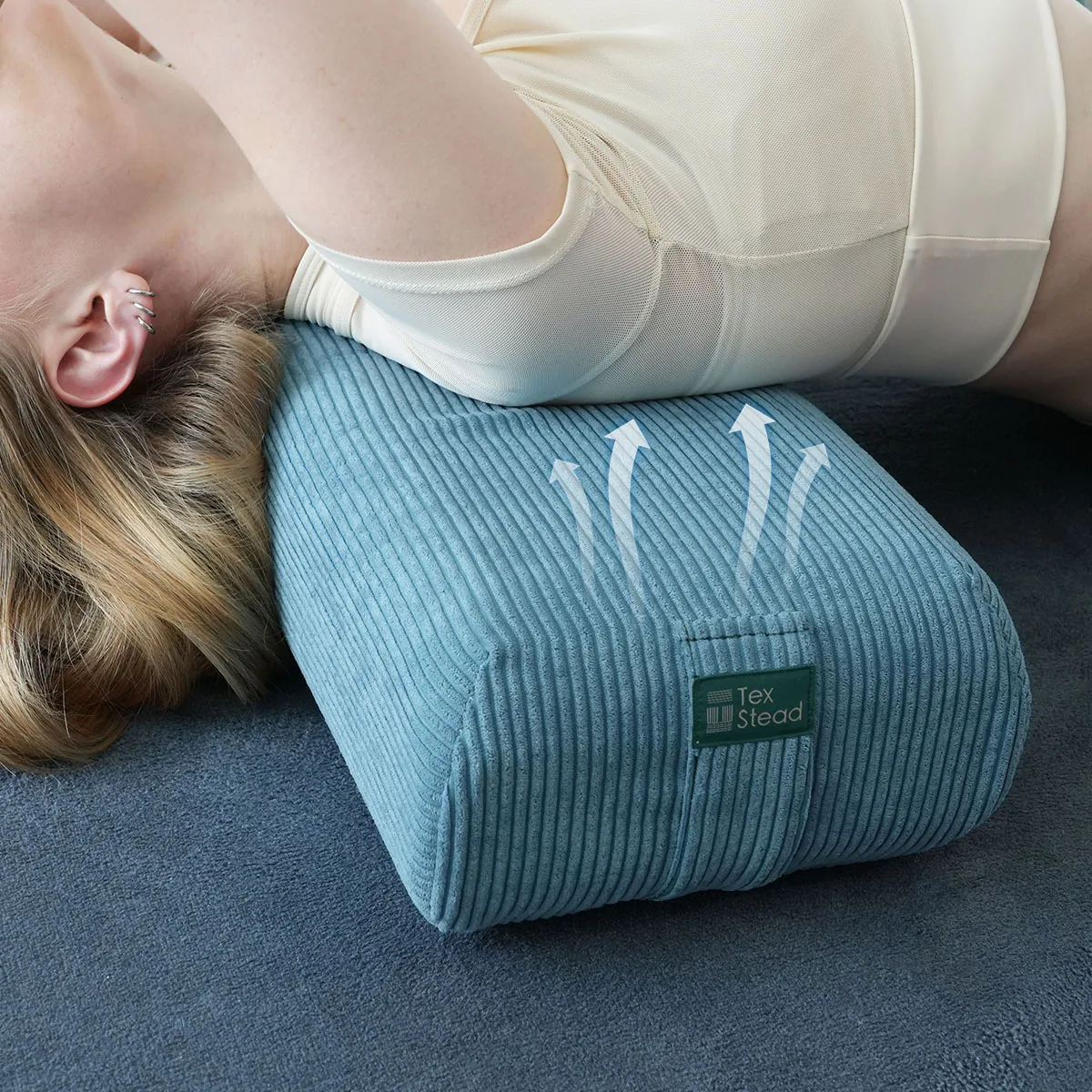 Yoga-Bolster-Kissen, Rechteckiges Meditationskissen, Leichtes – Bild 3