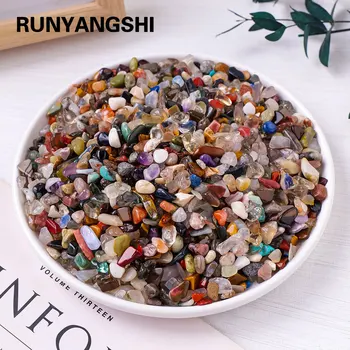 100 g Natursteine, gemischtes Kristallmaterial, Kristallkies, Steinsplitter, Erz, Mineralien, Reiki-Exemplar