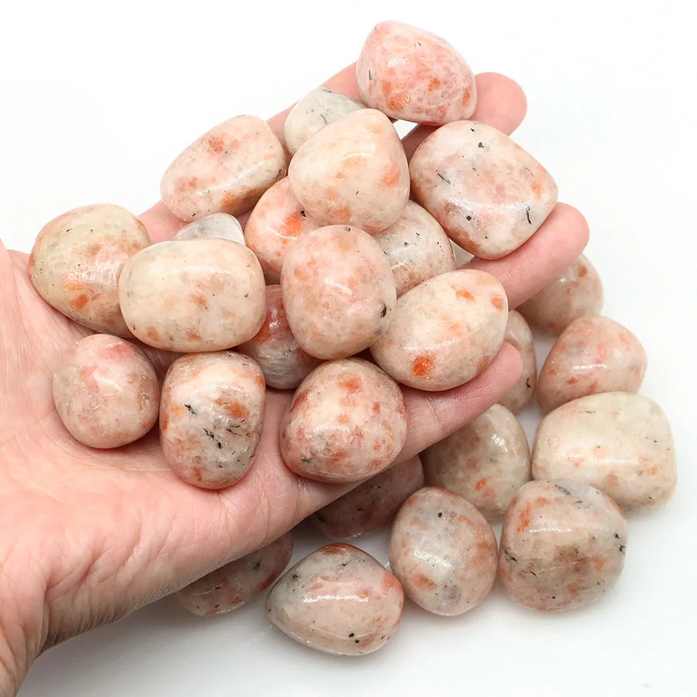 Getrommelte Steine natürliche Kristall Quarz Edelsteine Bulk Erz Kies – Bild 5