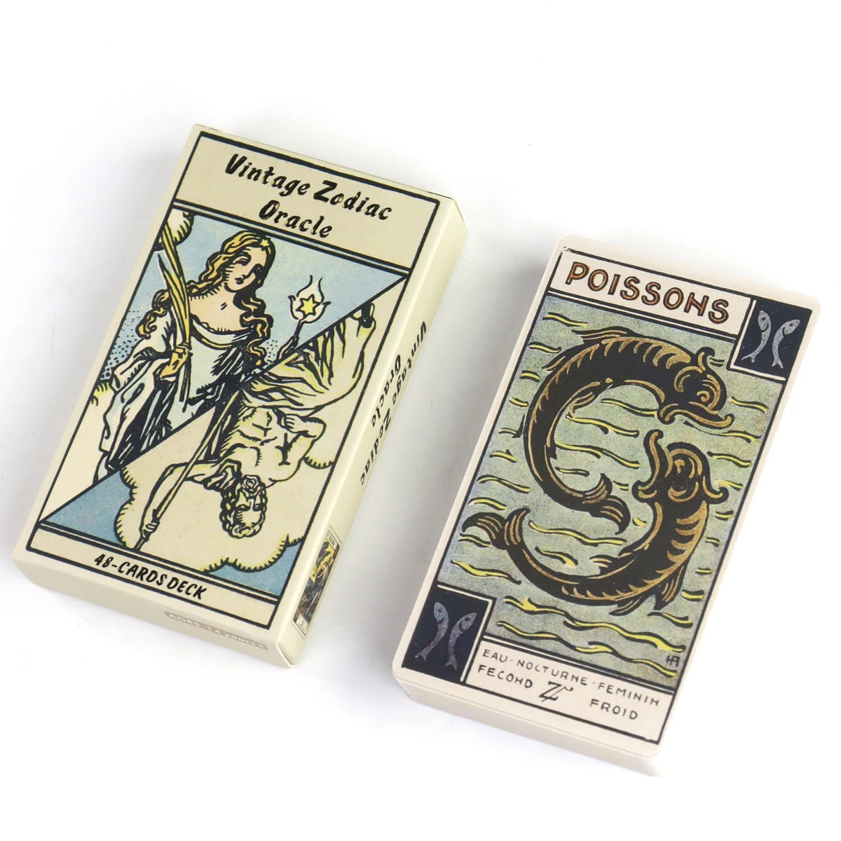 Astrologisches Sternzeichen-Tarot-Kartendeck, „Le Tarot Astologic“ – Bild 4
