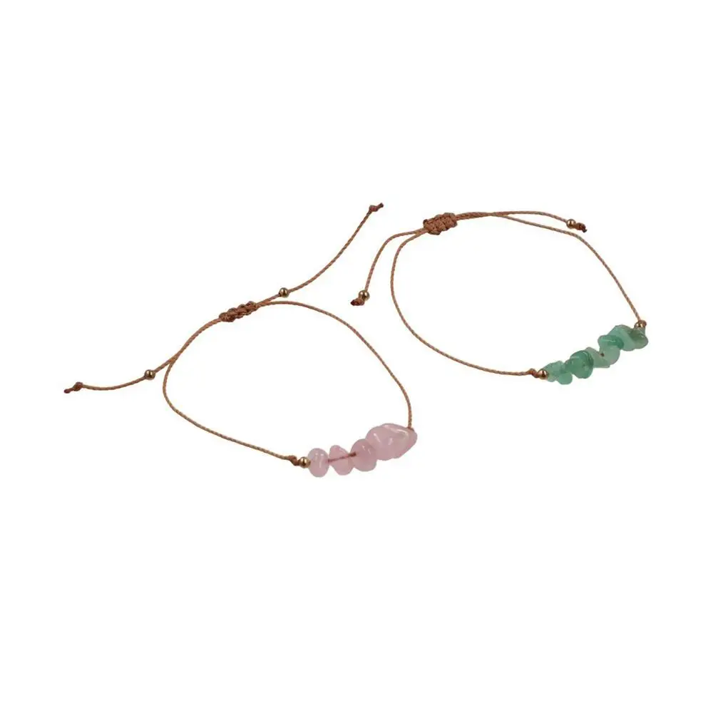 Amethyst Naturstein Handgefertigter Damenschmuck Accessoires Bohemian Armband Strand-Körperschmuck