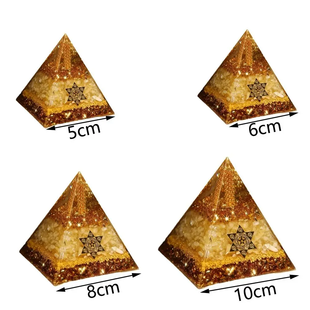 5/6/8/10cm Kristallpyramide aus Harz im Würfeldesign – Bild 4