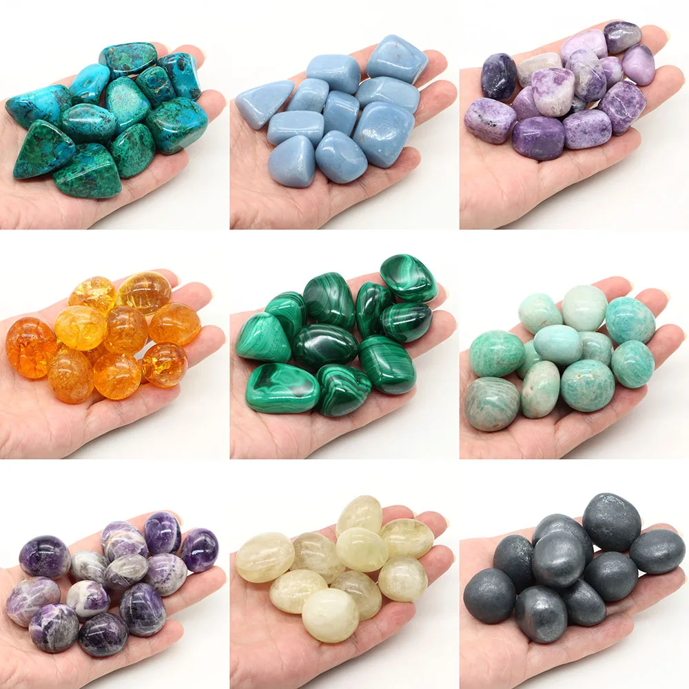 Getrommelte Steine natürliche Kristall Quarz Edelsteine Bulk Erz Kies Probe Energie Mineral Tank Aquarium