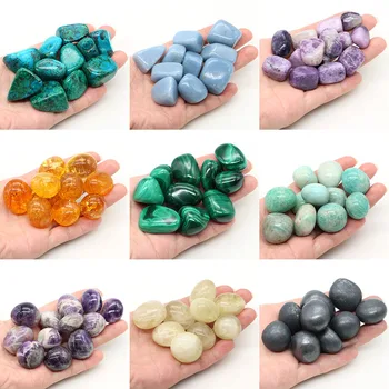 Getrommelte Steine natürliche kristalle Quarz Edelsteine Bulk Erz Kies Probe Energie Mineral Tank Aquarium
