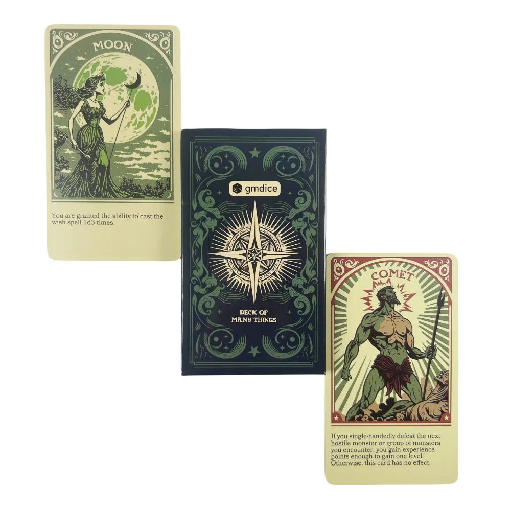 Deck of Many Things Entertainment Card Family Gathering Divination Deck Tarot Board Playing Oracle Cards Game