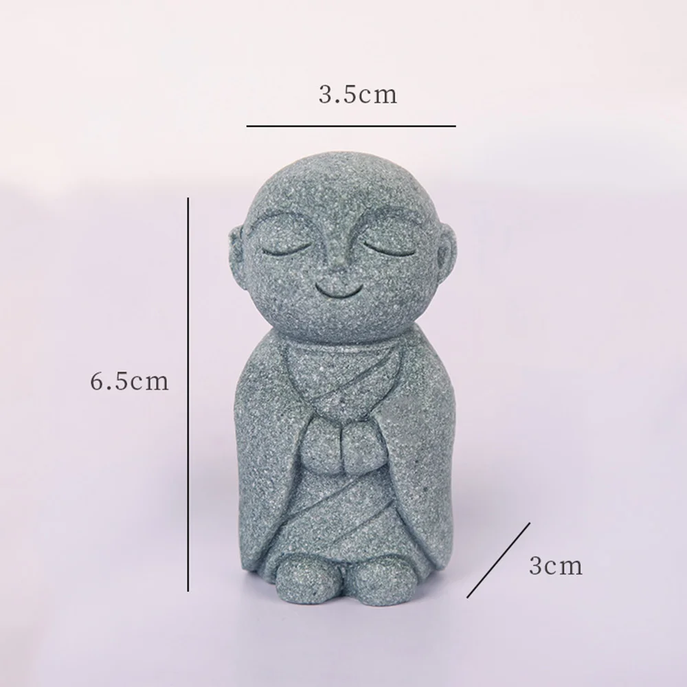 Buddha Statuen niedlich kleine Jizo Buddha Skulptur Figuren Garten Ornamente Jizo Buddha japanische Buddha