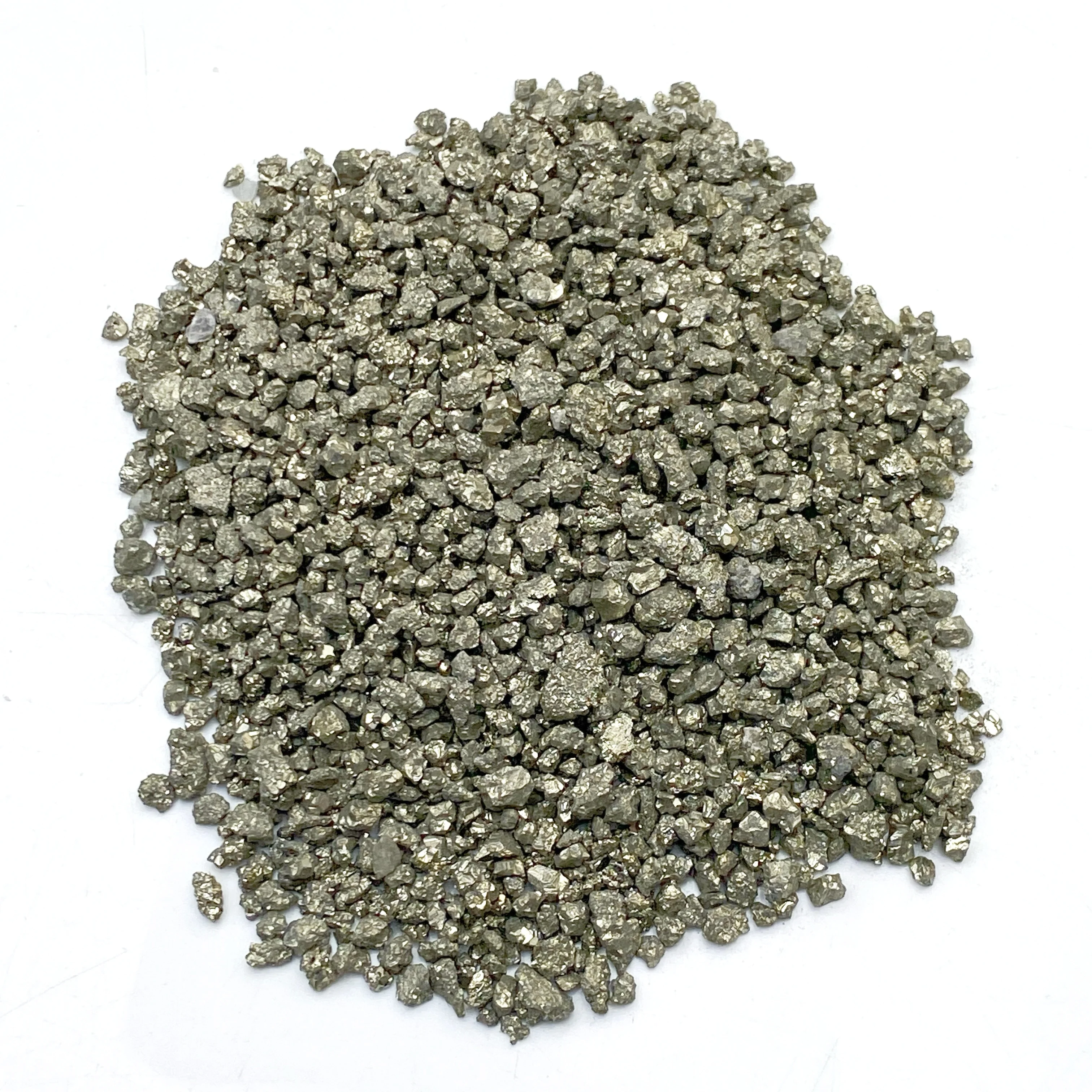 50g/100g Zufällige 1-5mm Pyrit-Chips Dekoration Natürlicher Kristall – Bild 3