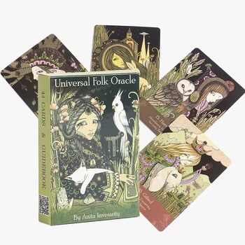 Universelle Folk-Orakelkarten, 44er-Tarot-Deck, englische Version für Wahrsagerei, Party, Brettspiel