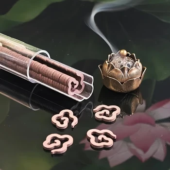 Handgefertigtes Duftstäbchen-Set aus Sandelholz und Adlerholz, langanhaltender, pflanzbasierter (42 Stück)
