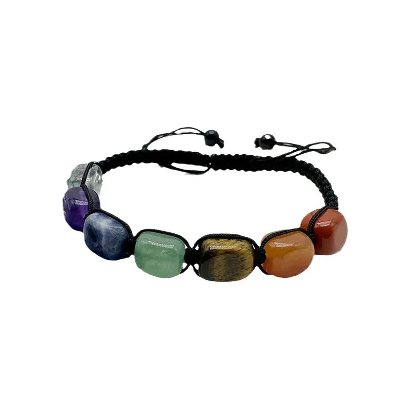 7 Chakra-Armband aus Natursteinperlen für Damen und Herren – Bild 6