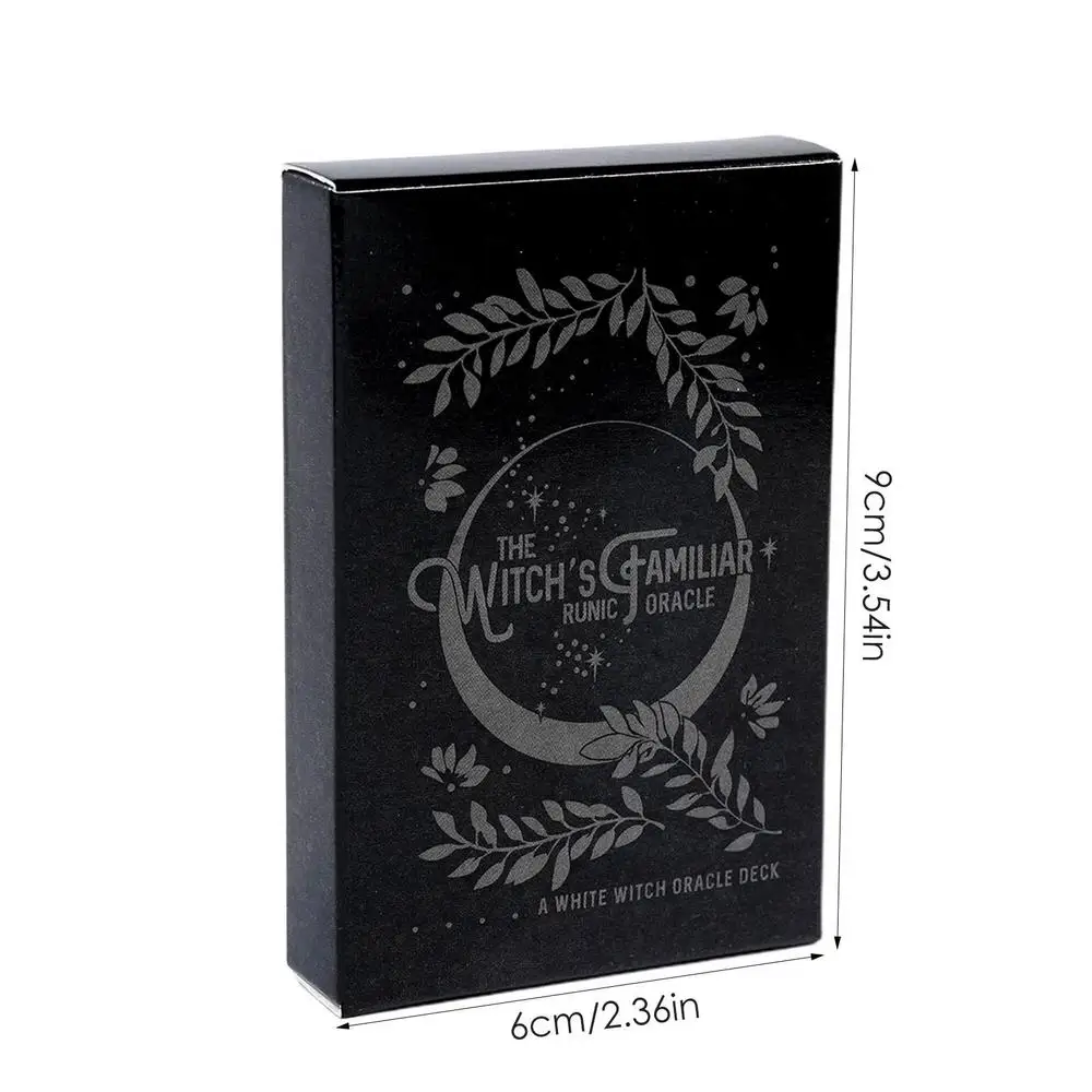 Witch'S Familiar Runic Oracle 24-Karte Indie Tarot Deck Runen – Bild 2