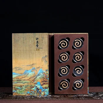Spule Weihrauch Hainan Adler holz Antihaft Pulver Schach Nan Adler holz Meditation Geschenk box