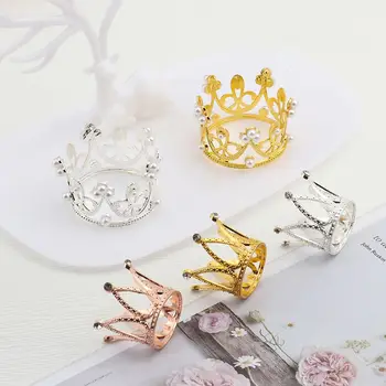 Krone Kristall kugel halter Metall Displayst änder Glaskugel Basis Muscheln Muschel Strass Unterstützung