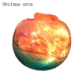 Einfache moderne kreative Himalaya Salz Kristall Lampe Nachttisch Nachtlicht Geburtstagsgeschenk Lampe
