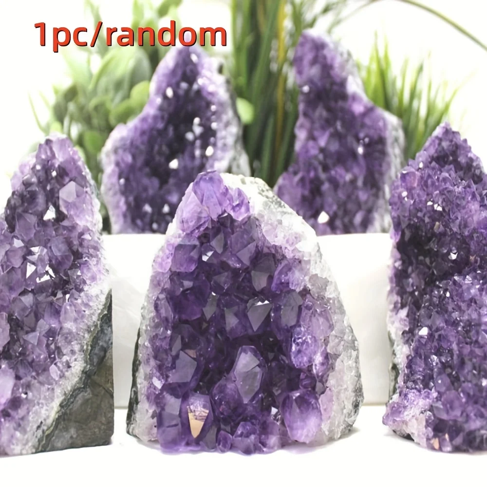 Amethyst-Kristallcluster aus Uruguay | Tiefviolette Farbgeode, einzigartiges Probe für Sammlerstücke