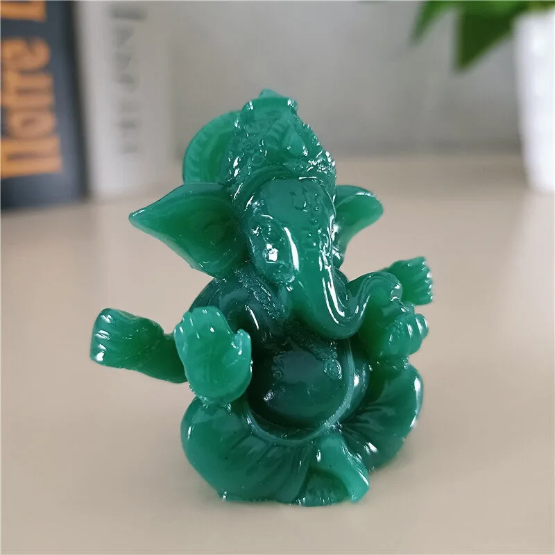 Herr Ganesha Buddha Statue Elefant Gott Skulpturen Ganesh Figuren – Bild 3