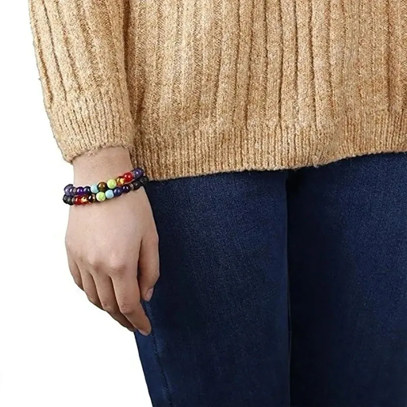 7-Chakra- absorbieren und lösen ätherische Öle, Diffusor-Armbänder – Bild 4