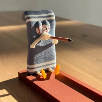 Moderner, lustiger Räucherstäbchenhalter, handgefertigter Räuchergefäß aus Kunststoff für den Innenbereich