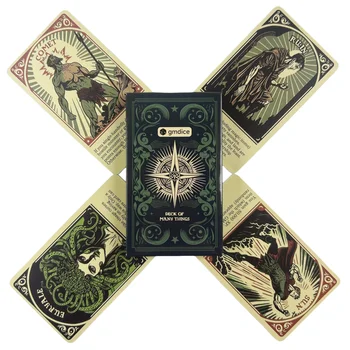 Deck of Many Things Oracle Cards Ein 22er Tarot English Divination Edition Deck Borad Games