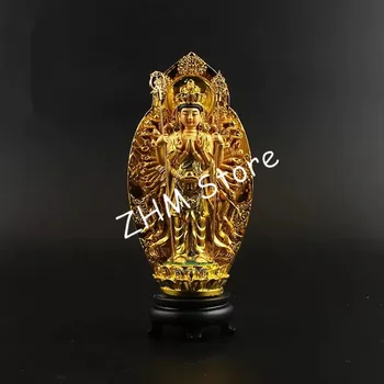 Guanyin Kwan Yin Statue Die Tausend-Hand Bodhisattva Figur Buddhistische Statuen Skulpturen Wohnkultur