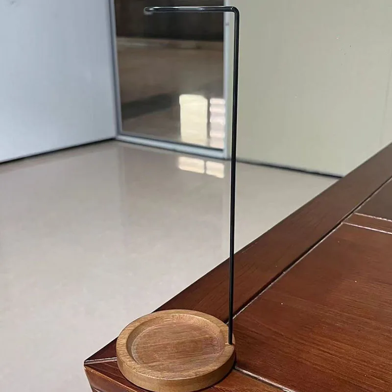 Lnsence Burner Upside Down Räuchergefäß Räucherstäbchenhalter Holz Runde Räuchertablett Ornament Schlafzimmer
