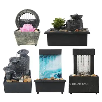 Brunnen Wasserfall Brunnen Zen Indoor Feature Meditation Wasserfall Tisch