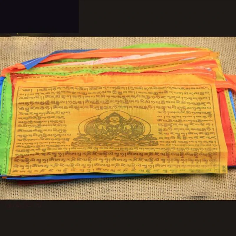 20 Blatt 5 m religiöse Flaggen tibetisch-buddhistische Lieferungen – Bild 5