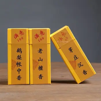 10,5 cm quadratischer Weihrauchstab Old Mountain Sandelholz Nha Trang Agarwood Anbetung Buddha in Tempel