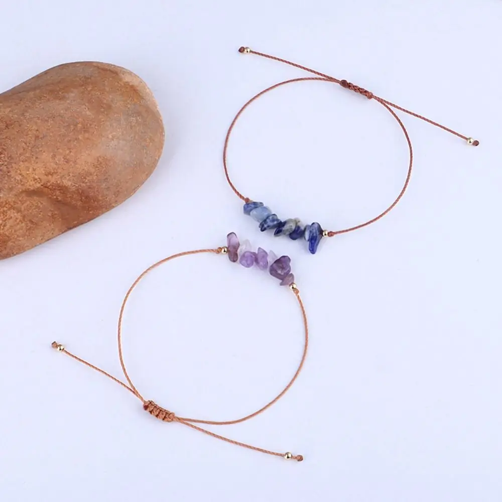 Amethyst Naturstein Handgefertigter Damenschmuck Accessoires Bohemian – Bild 6