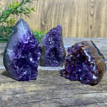 Natürlicher Kristall Amethyst Freiform Stein Quarz Mineral Edelsteine für Spirituelle Ornamente Heimdekoration