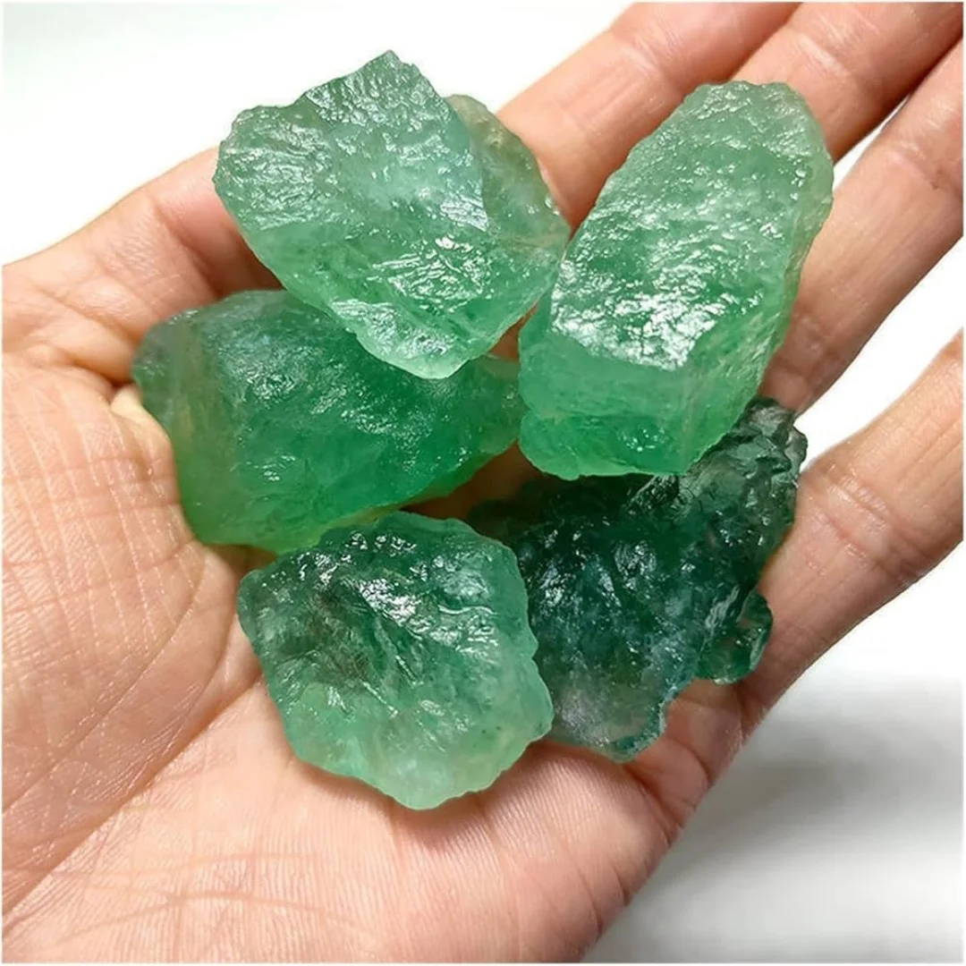 40g/120g/240g Natürlicher grüner Fluoritstein, grüner – Bild 5
