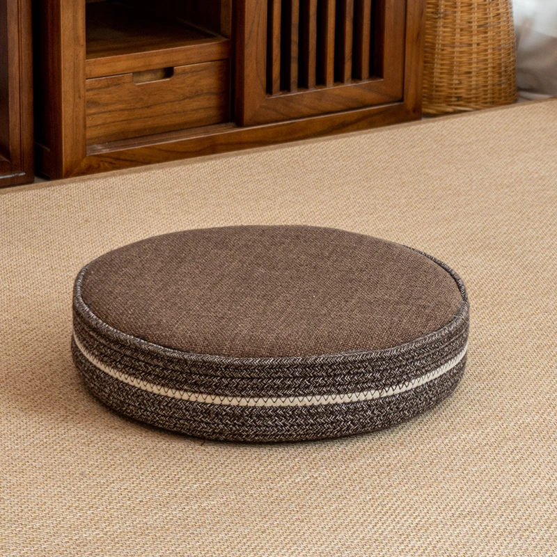 Dickes Meditationskissen, Zen-Kissen, bequeme Tatami-Matte für Balkon, faltbares Sitzpolster für die