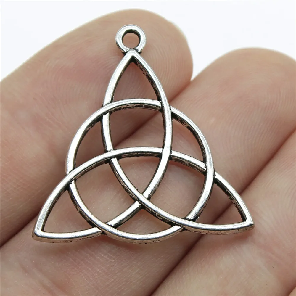 4 Farben Triquetra Symbol Anhänger Für Schmuck Machen (10 Stück) – Bild 5