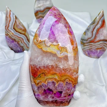 Natürliche Amethyst Achat Kristall dekoration, geeignet für spirituelle Kultivierung, Heim dekoration, ist