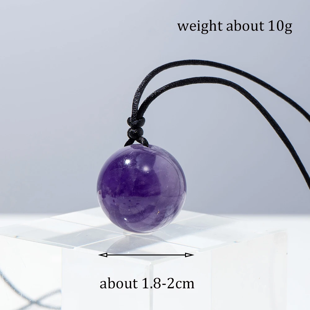 Natürliche Stein Quarz Klar Quarz Tiger eye Kristall Ball Anhänger – Bild 5