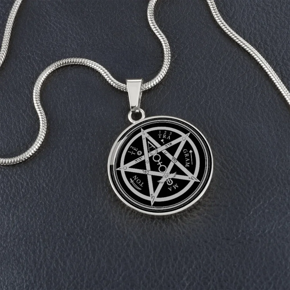 Tetragrammaton Anhänger Halskette Ritual Talisman Schmuck Solomon – Bild 4