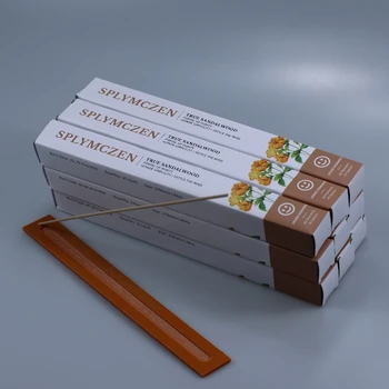 91/Stück Räucherstäbchen, Sandelholz, Luftduft, Yoga, Meditation, aromatisch, 270 mm, extra lang (bambusfrei)