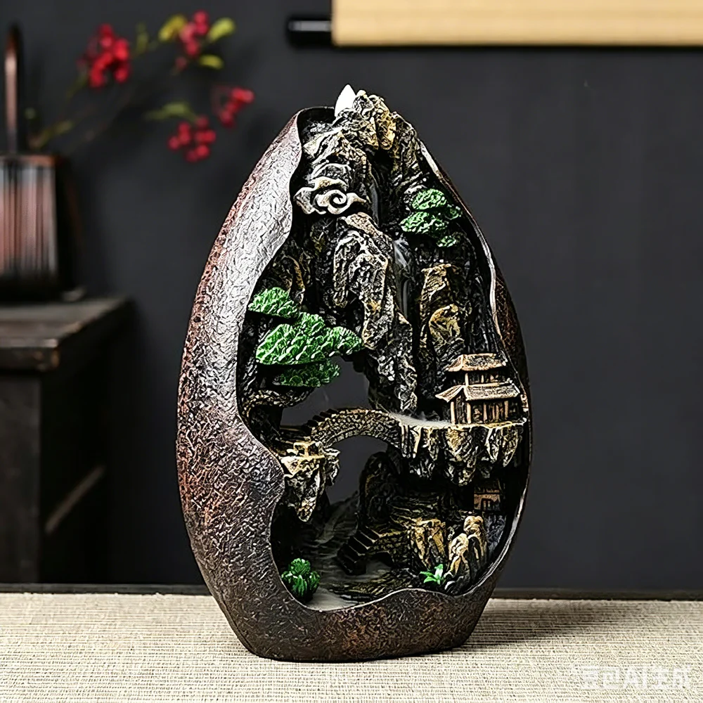 Meditations-Oud-Räucherkegel, große Größe (36 Stück) – Bild 3