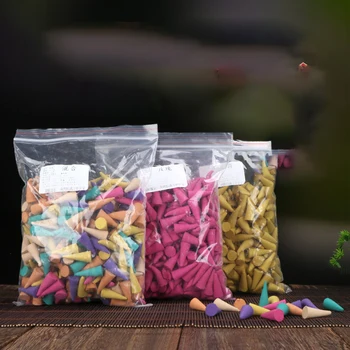 Natürliche Räucherkegel, gemischter Geschmack, Rückfluss, Räucherstäbchen, Blumen, Lavendel (30 Stück)