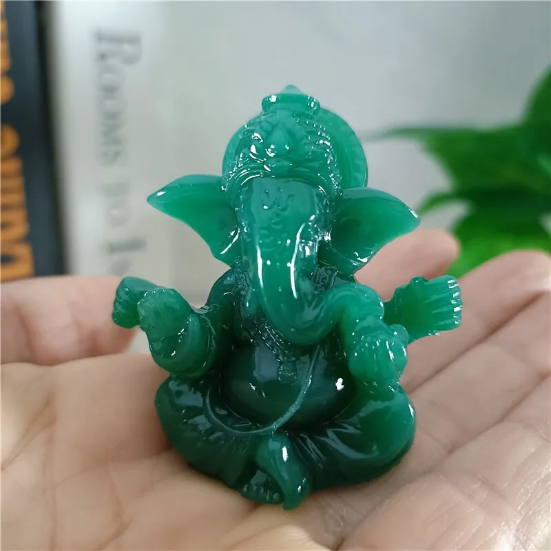 Herr Ganesha Buddha Statue Elefant Gott Skulpturen Ganesh Figuren – Bild 2