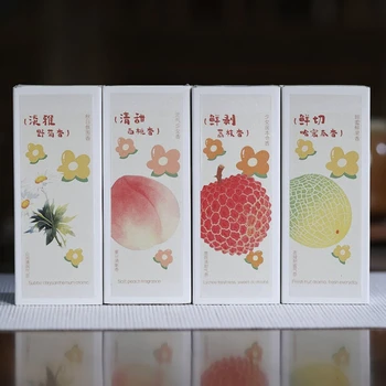 Japanischer Stil Fruchtiger Duft Sandelholz Agarholz Weißer Pfirsich Räucherstäbchen Tempel-Anbetung Studium