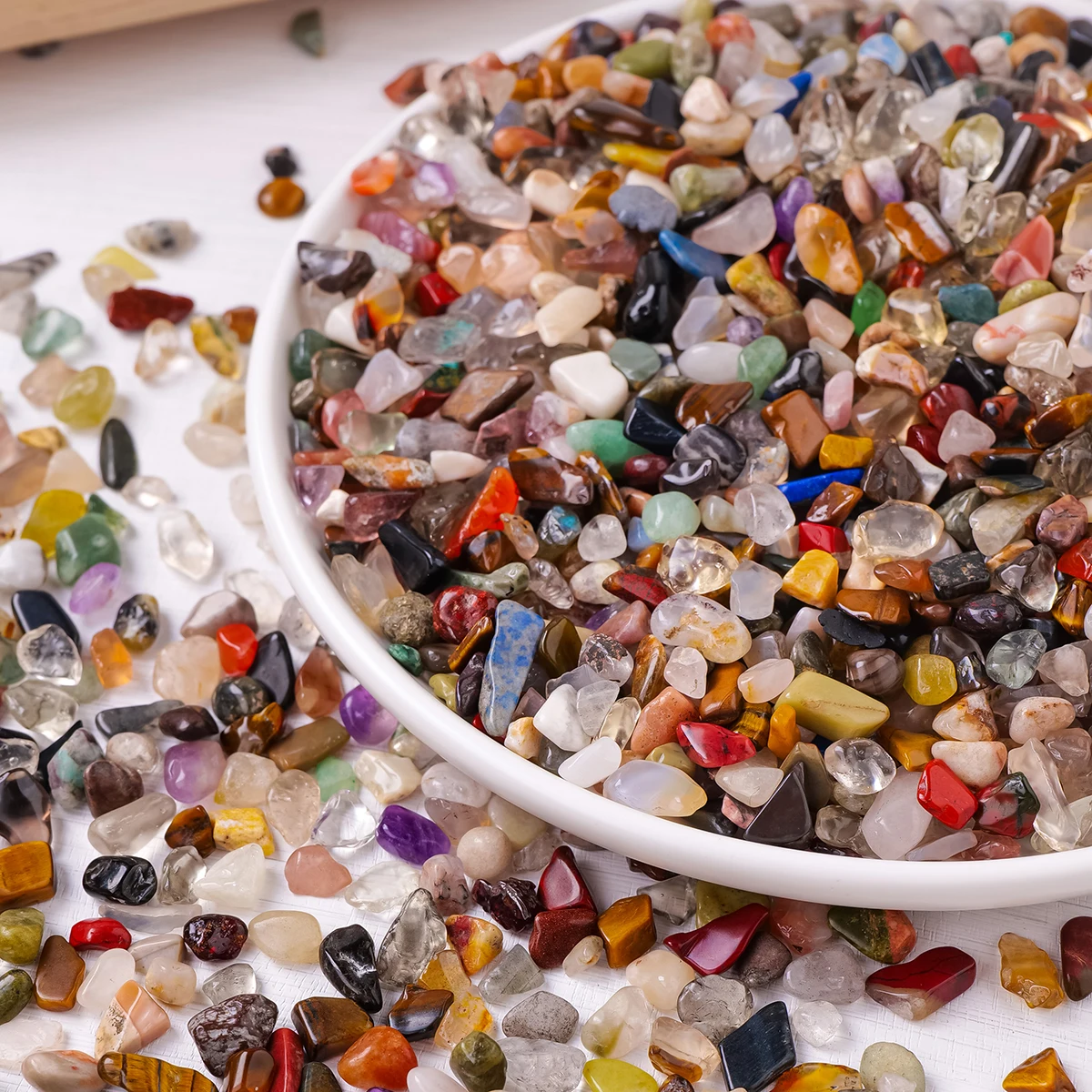 50 g Natursteine, gemischtes Kristallmaterial, Kristallkies – Bild 4