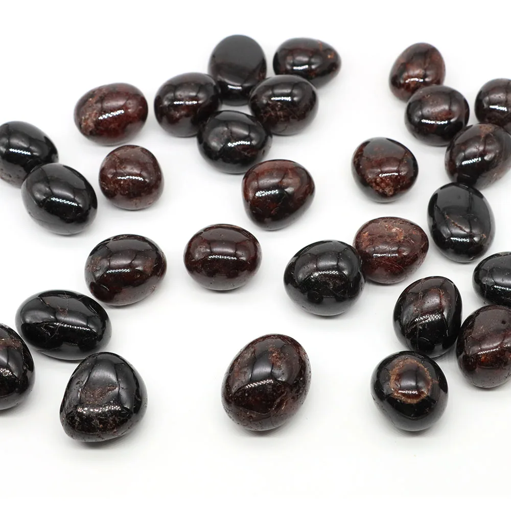Natürliche Granat getrommelte Steine Kristall Quarz Bulk Erz Kies – Bild 5