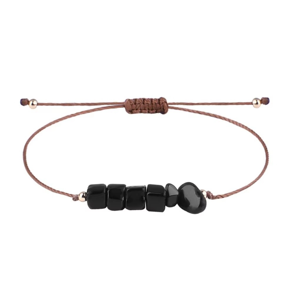 Amethyst Naturstein Handgefertigter Damenschmuck Accessoires Bohemian Armband Strand-Körperschmuck