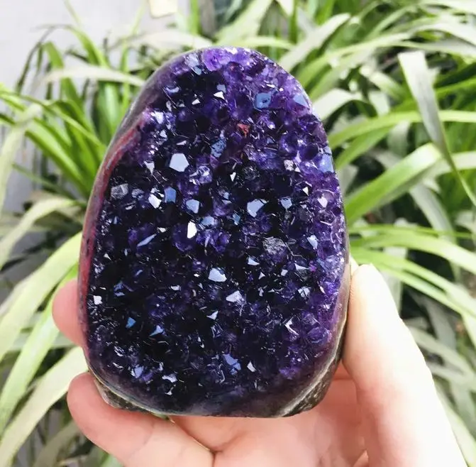 Natürliche Kristall Cluster Amethyst Stein Geode Rohquarz Mineralien Echte Uruguay Home Dekoration Spirituelle